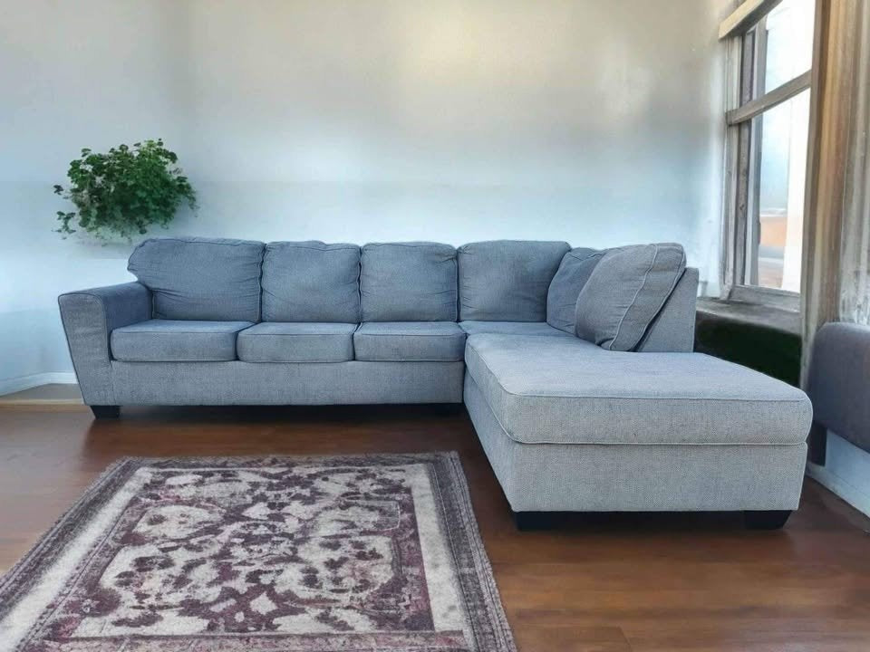 Gray Ashley Furniture L Shaped Corner Sectional Sofa