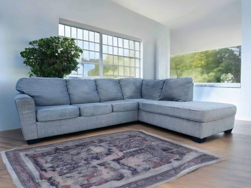 Gray Ashley Furniture L Shaped Corner Sectional Sofa