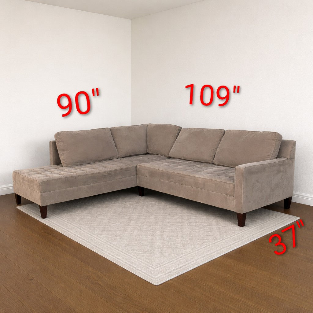 Gray Z Gallerie Vapor Corner Sectional