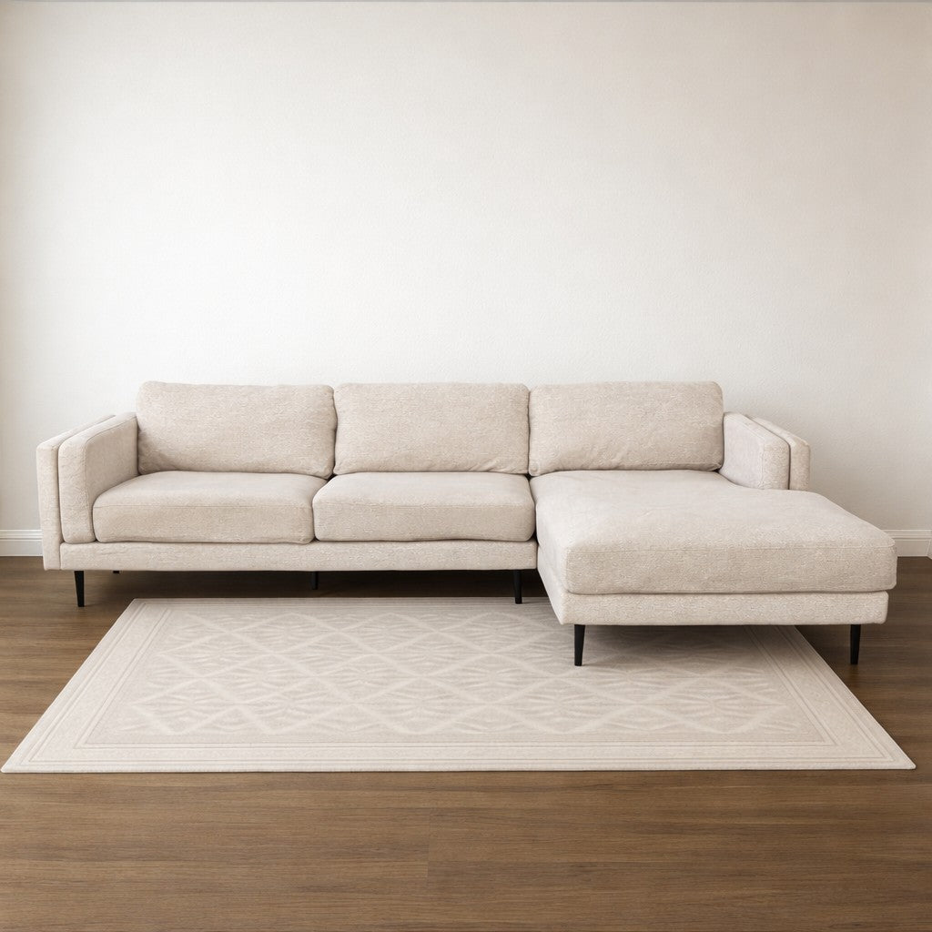 Living Spaces Light Gray Sectional
