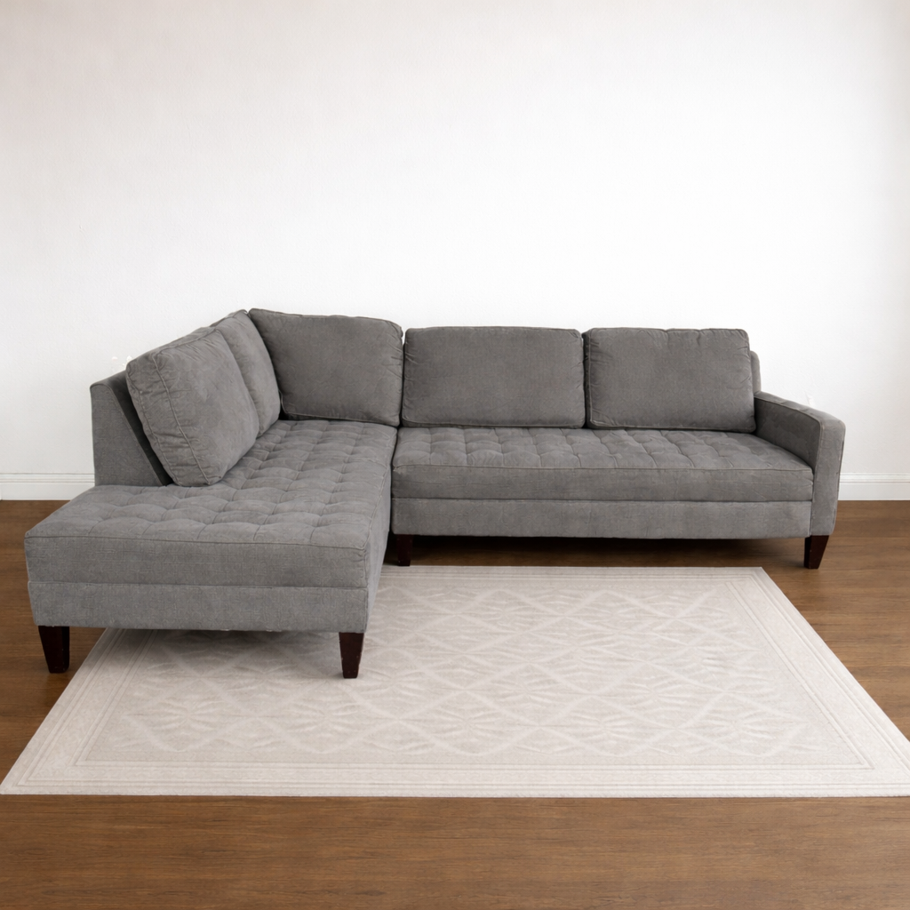 Gray Z Gallerie Vapor Corner Sectional